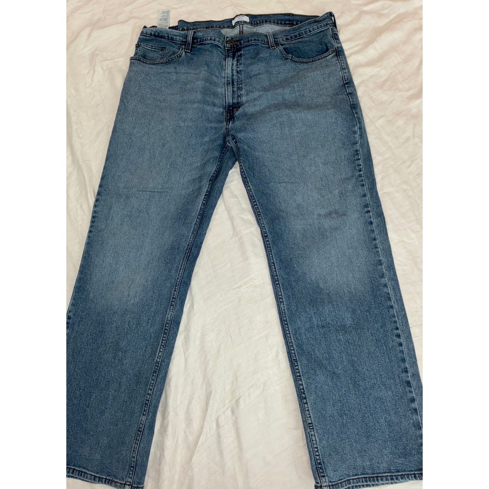 Denizen Levi's 285 Relaxed Jeans Mens 42x29 Medium‎ Wash Blue Straight Leg Bloke